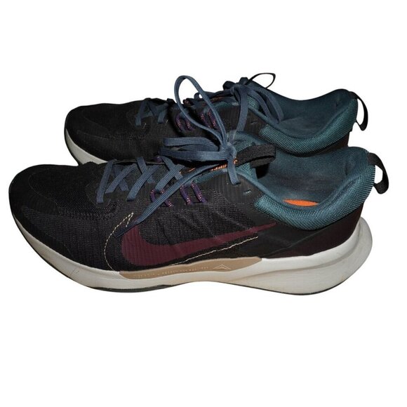 Nike Juniper Trail 2 Running Sneaker Men SZ 12 Black Deep Jungle DM0822 006 - Picture 4 of 12